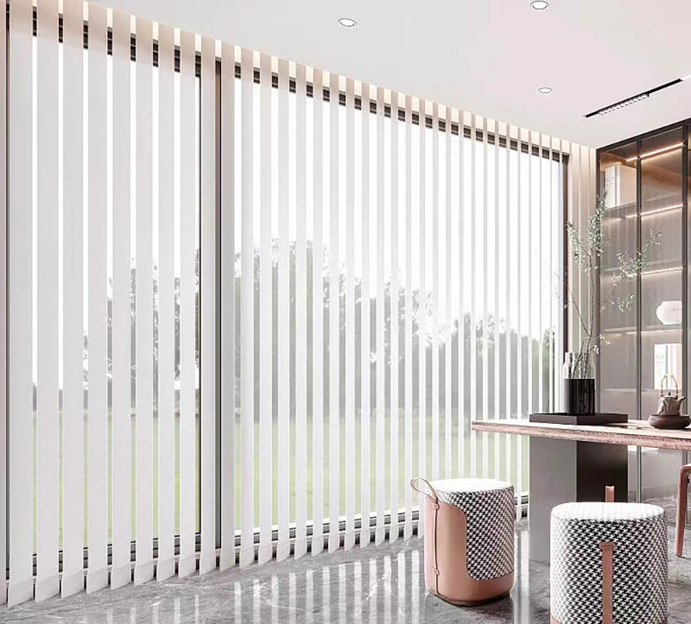 Customized Size Window Vertical Blinds High Quality Living Room Cordless Blinds