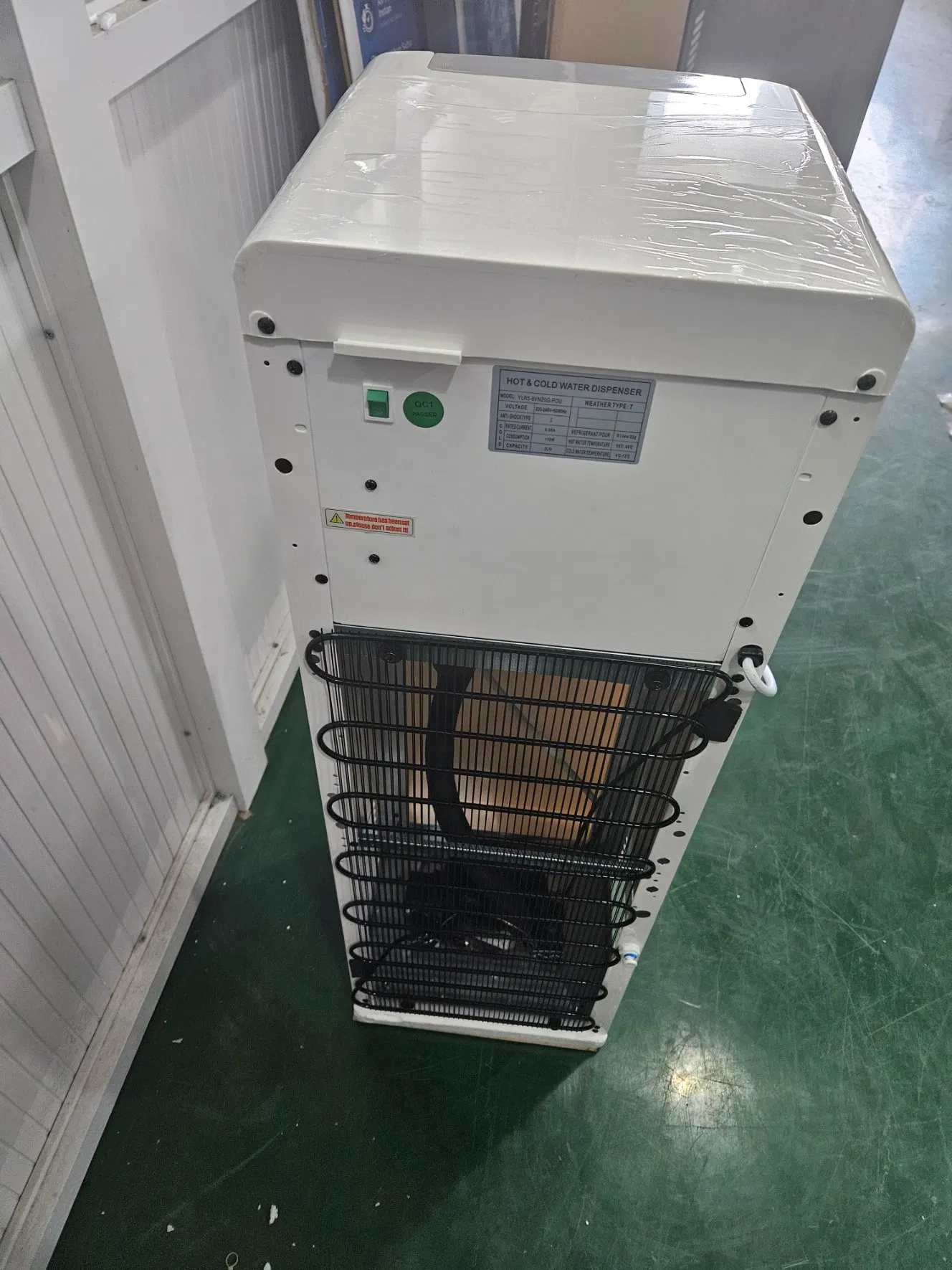 Point of Use Korea Style Floor Standing Hot Cold Compressor Water Cooler Dispenser