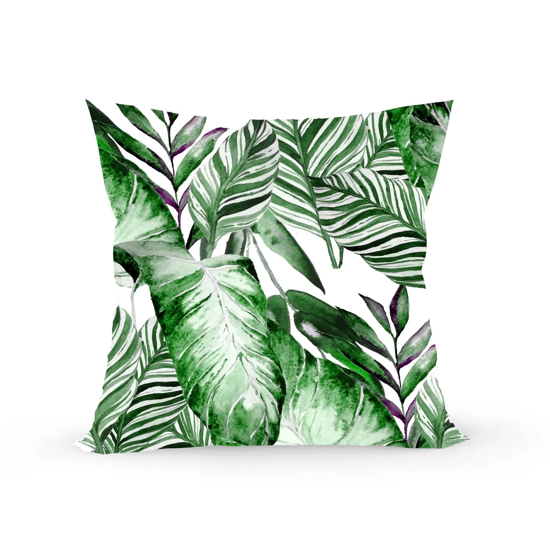 Latest Linen Custom Plant Printing Cushion Cover