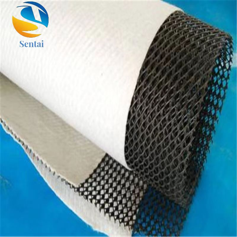 Three Dimensional Composite Drainage Network, Long and Short Silk Geotextile, Landfill Roadbed, Retaining Wall, Green Space Geotextile Drainage Network