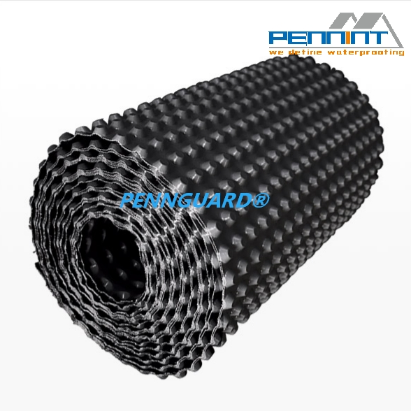 Hot Selling HDPE Drainage Protection Board with Fleece Back for Foundation Drain Board