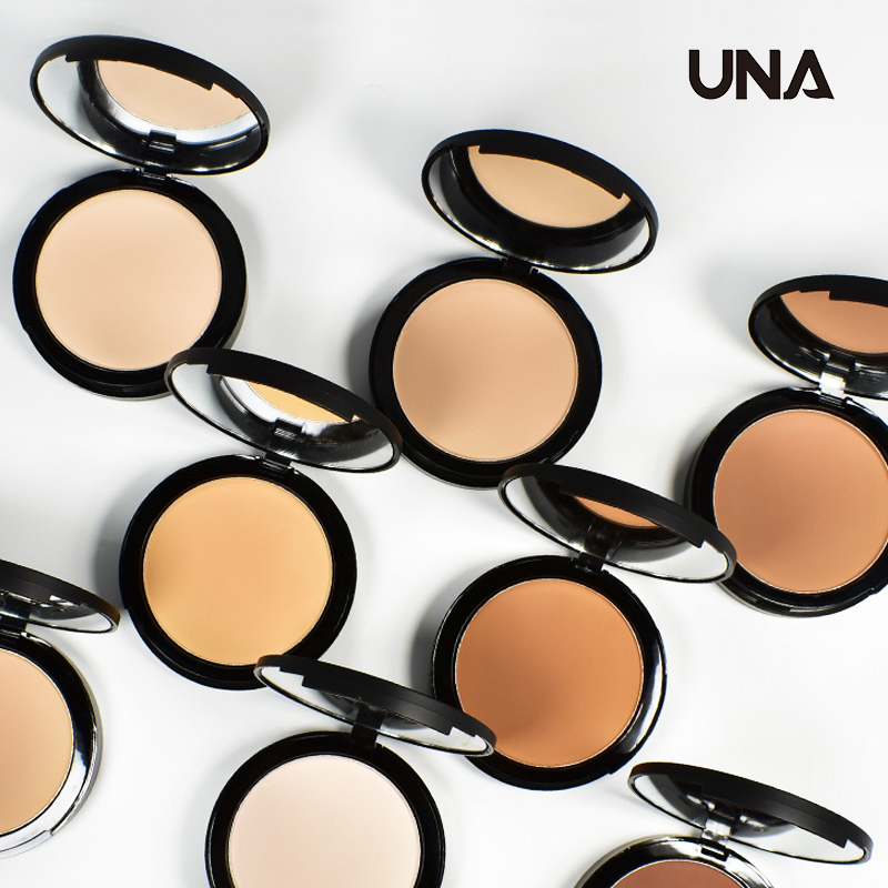 Custom Logo Professional Face Makeup 8 Color Concealer Foundation Palette Premium Pressed Setting Powder