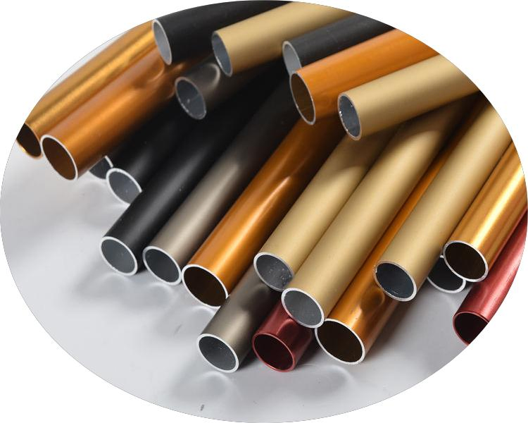 Curtain Wall Metal Structure Anodized Aluminum Round Pipe Tube 6063