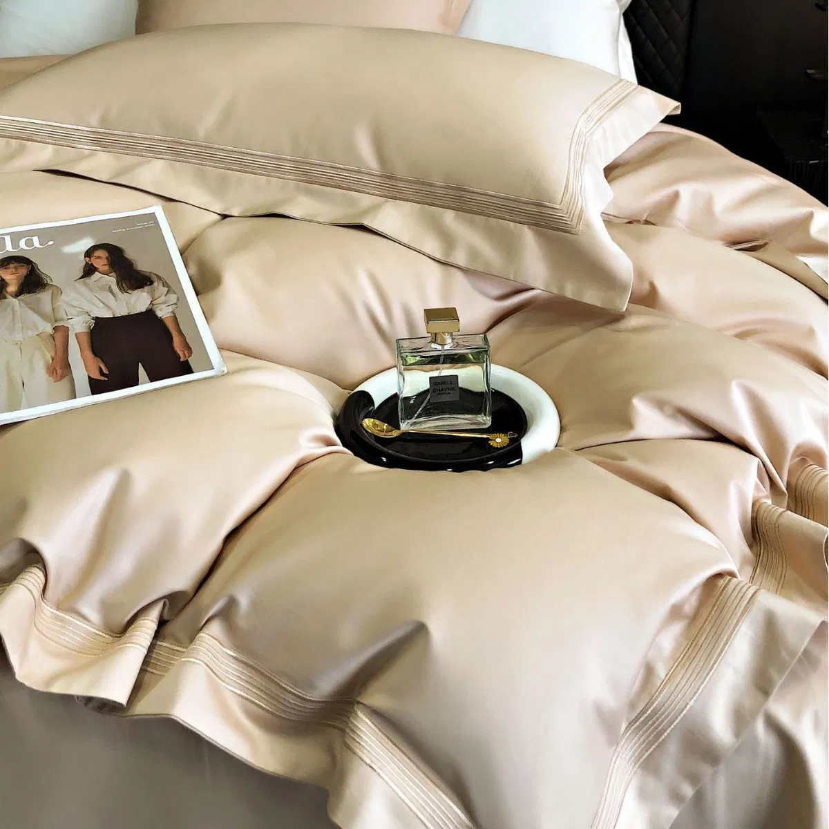 Modern Cotton Comforter Organic Home Textile Chic Bedding