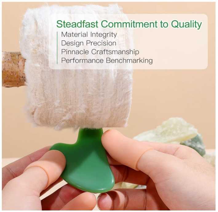 Гуаша Розенис для лица и тела, нефрит