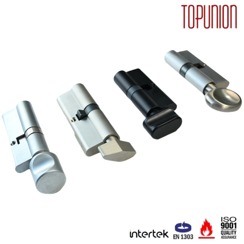 Multi Color Single Euro Cylinders Various Thumb Turn Styles Solid Brass Security