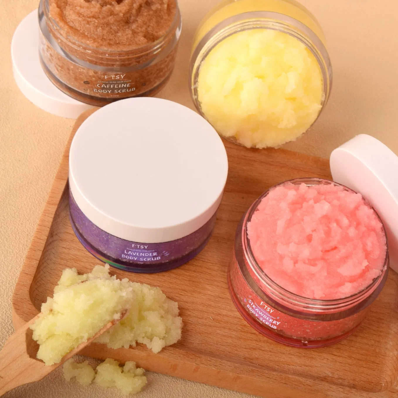 Private Label Skin Care Natural Brightening Moisture Strawberry Body Scrub