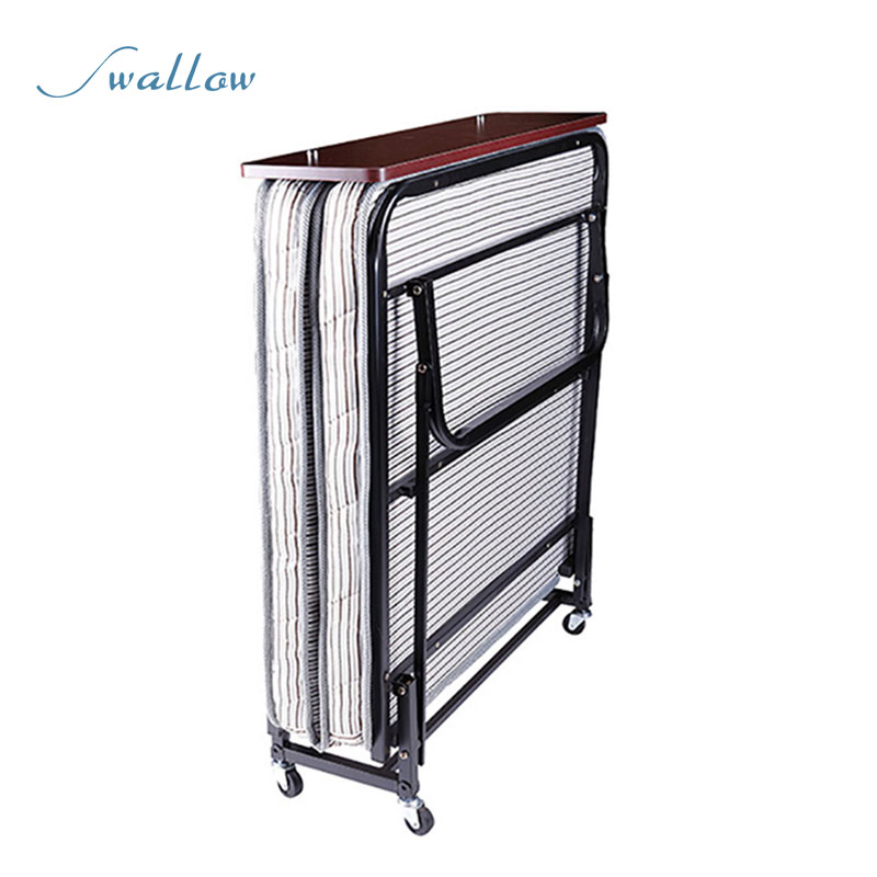 Upright Extra Bed for Hotel with Folding Leg