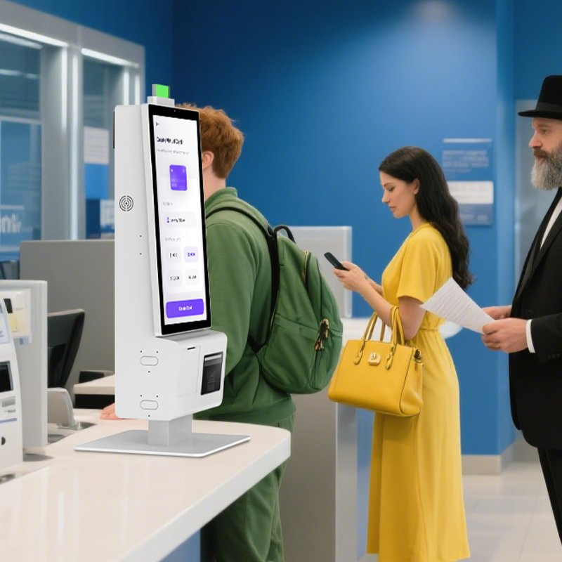 Suntek Versatile Self-Service Kiosk Payment Kiosk with Qr Code Scanner All in One
