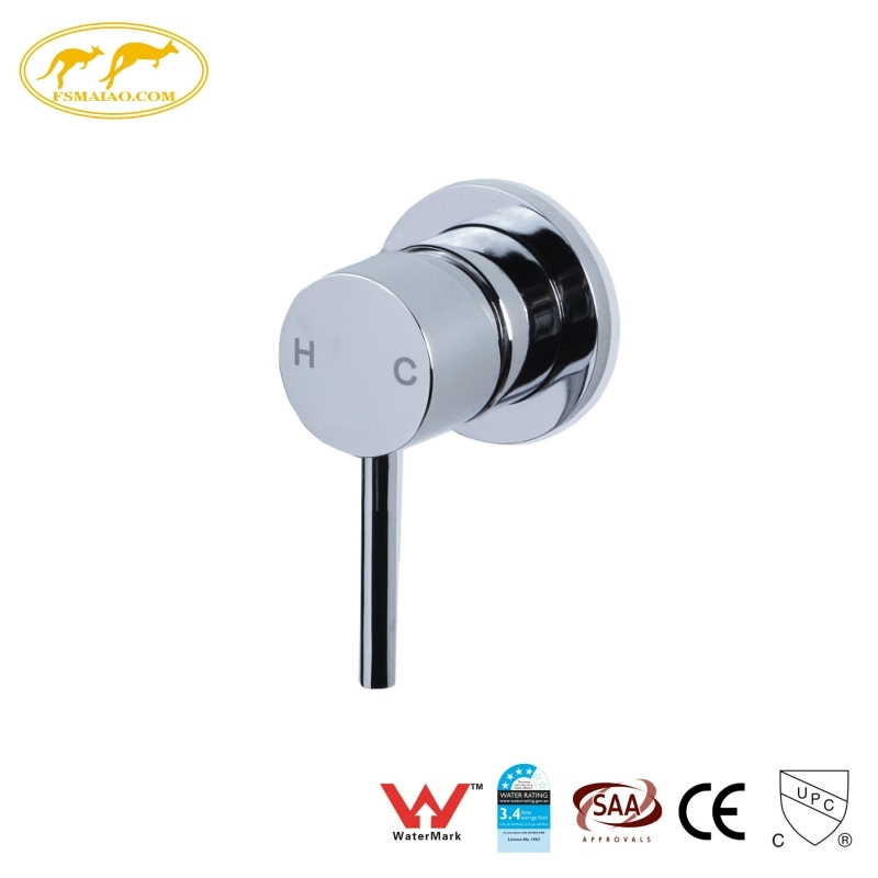 Solid Brass Body Wall-Mounted Leak-Proof Design Anti-Tarnish Coating Shower Mixer