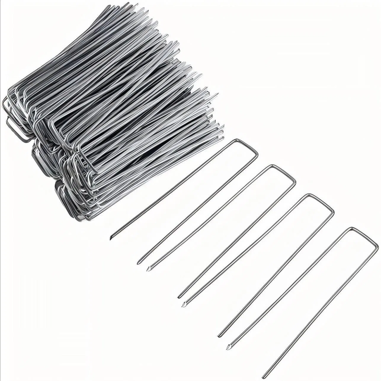 Best Quality Garden Galvanised U Shaped Curved Grass Cloth Nails