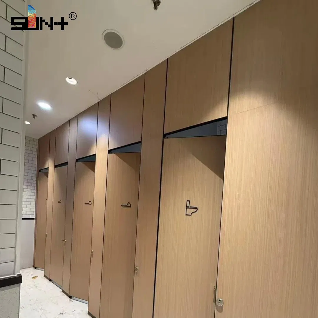 Modern Waterproof Commercial Restroom Stall Toilet HPL Cubicle