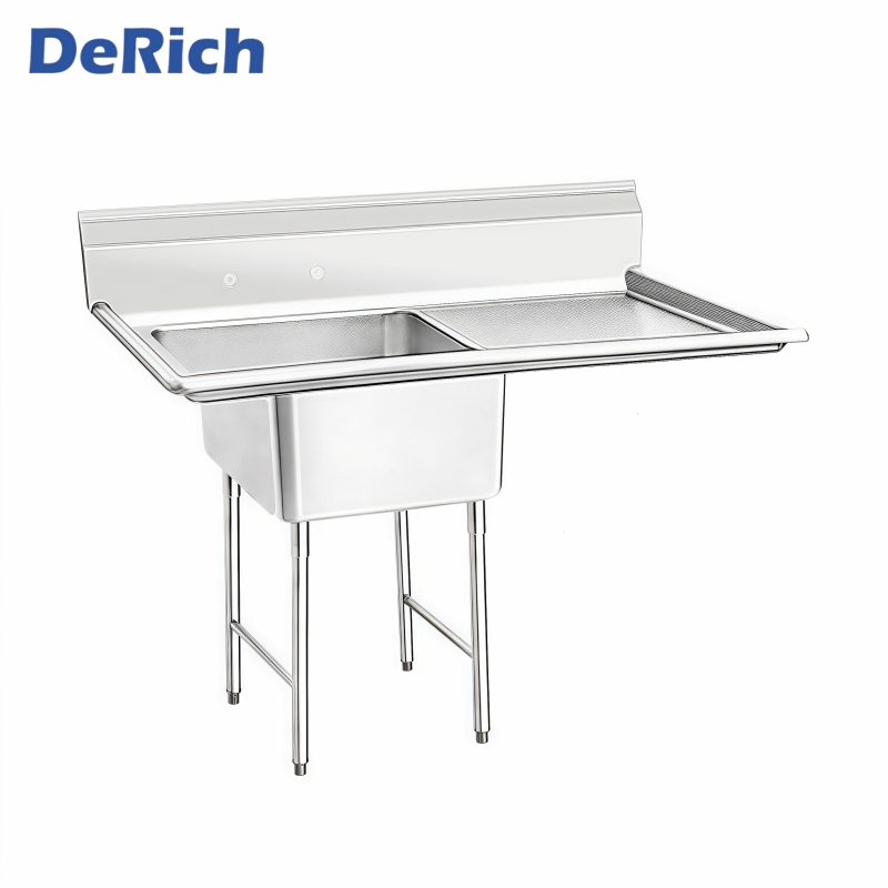 Derich American Style Industrial Restaurant Kitchen Sink Customized Kitchen Single Sink