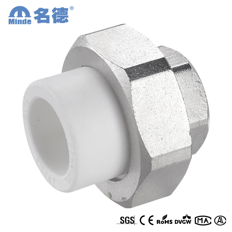 Minde Good Quality PPR Brass Union_PPR Pipe Fittings