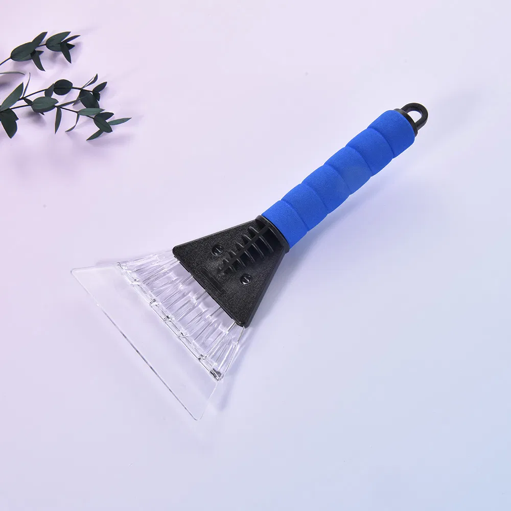Durable Snow Ice Shovel Removal with Soft Non-Slip Grip Scraper