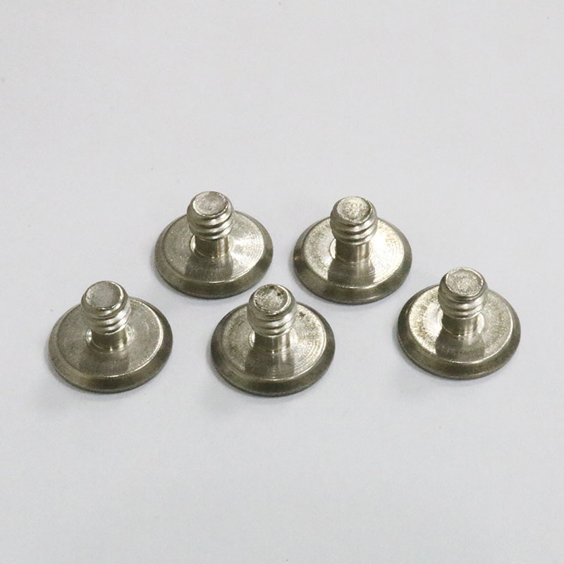 Custom Big Flat Head Zinc 1/4-20 Half Thread Panel Captive Screw