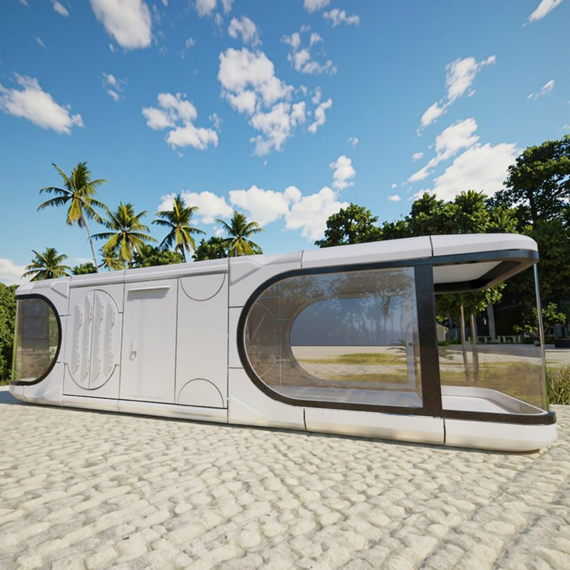 Privacy-Focused Compact Steel Living Pods Sound-Insulated Capsule House
