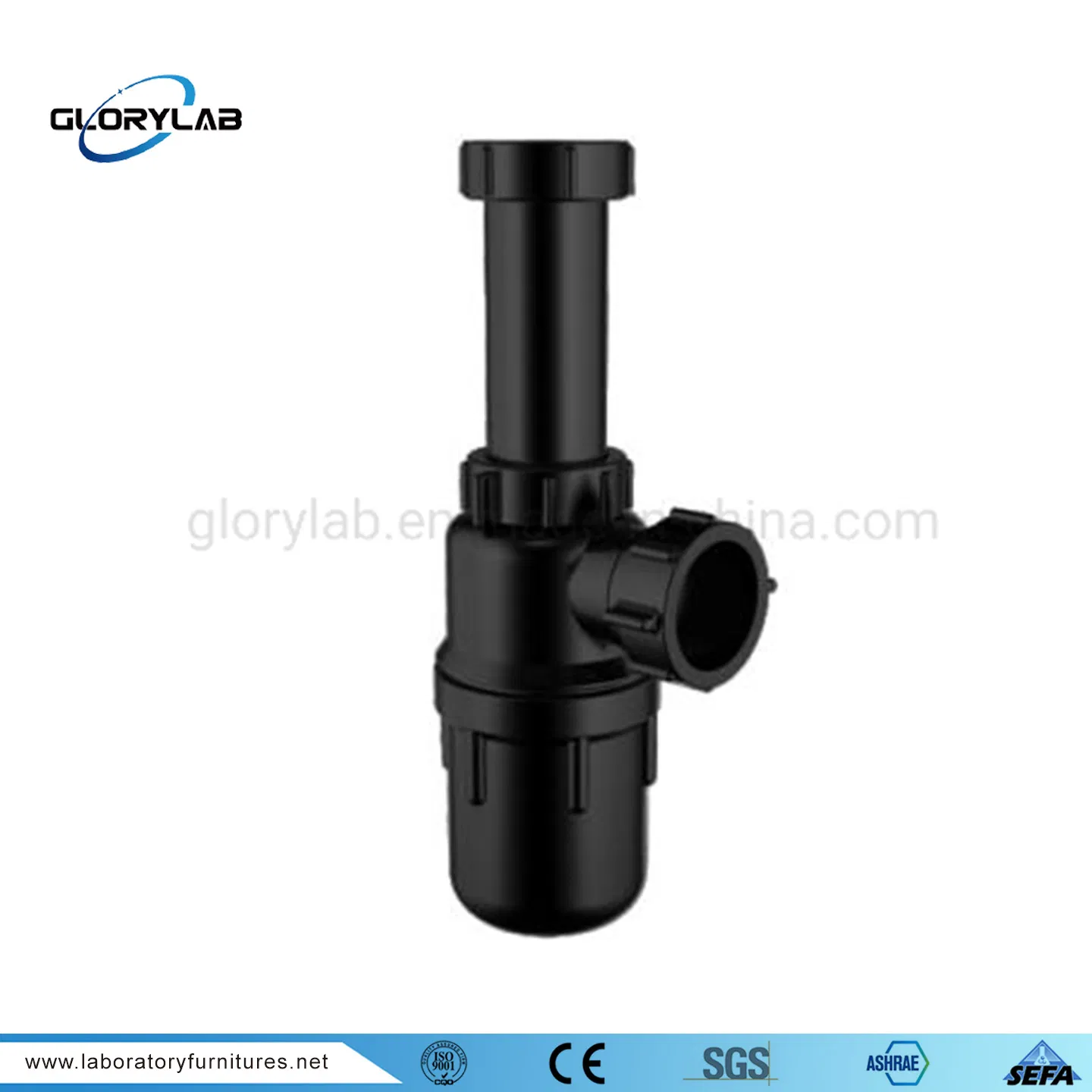 PP (Polypropylene) Sink Bottle Trap for Laboratory Sink (JH-PS012)