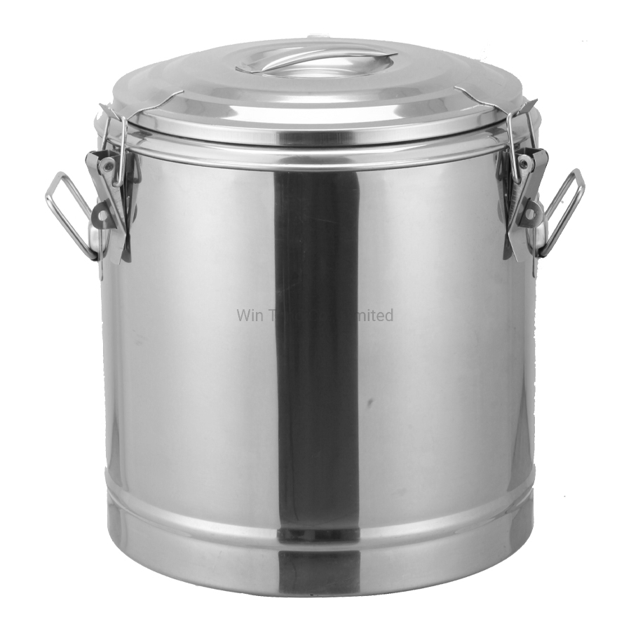 Hot Sale Stainless Steel Economic Type 3 Buckle Portable Insulation Foaming Restaurant Barrel for Transport