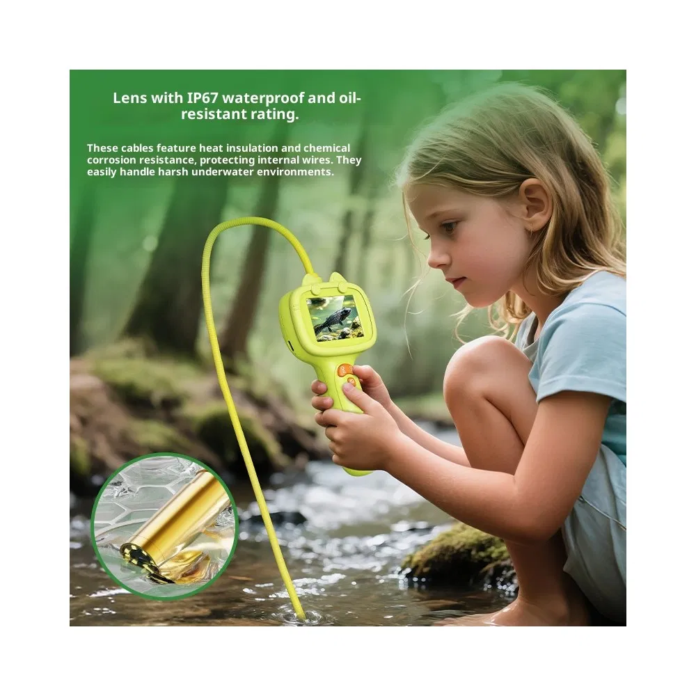 Детский эндоскоп G21 с экраном 2.4 дюйма и подсветкой