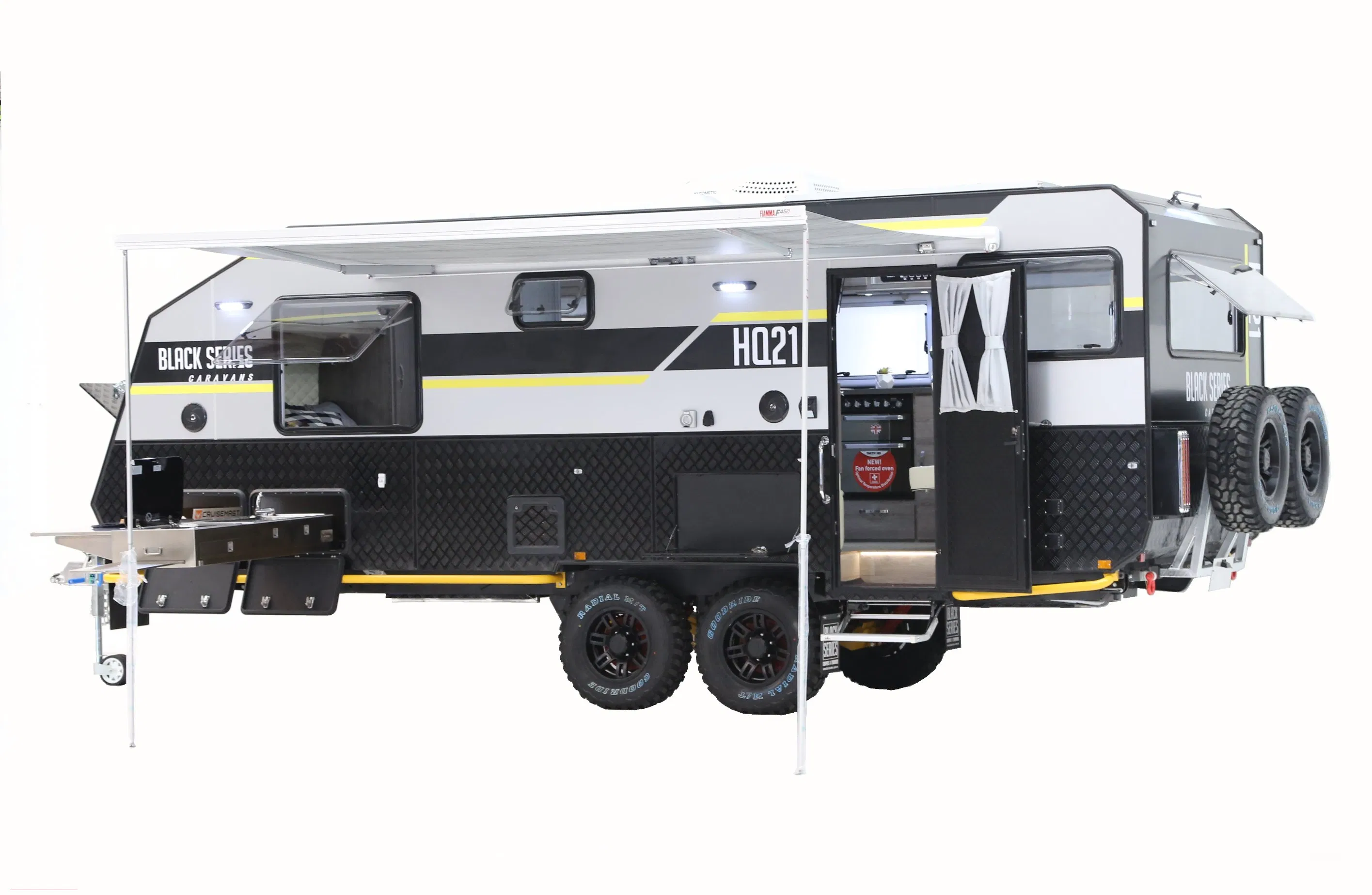 Best Selling Factory Supply Black Series 21FT Modern Caravan