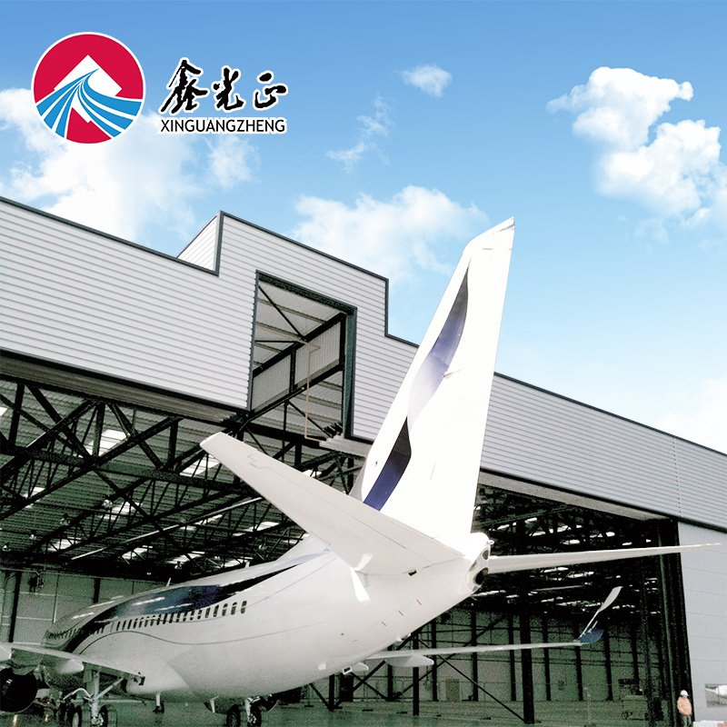 Prefabricated Steel Structure Warehouse Truck Car Shed Aircraft Hangar