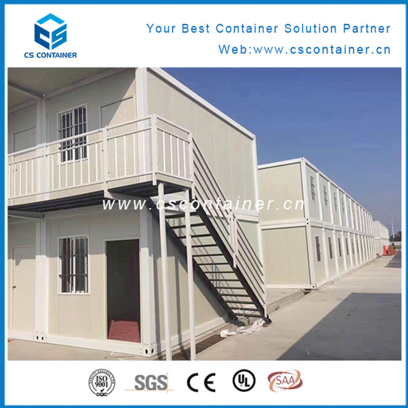 Two Floors Accommodation Container Building Houses/Living Dormitory Prefab Houses