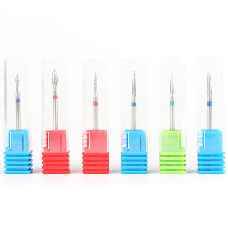 Nail Drill Bits 10PCS Diamond Drill Bit Set for Nails Professional Cuticle Drill Bit Efile Nail Bit for Acrylic Gel Nails