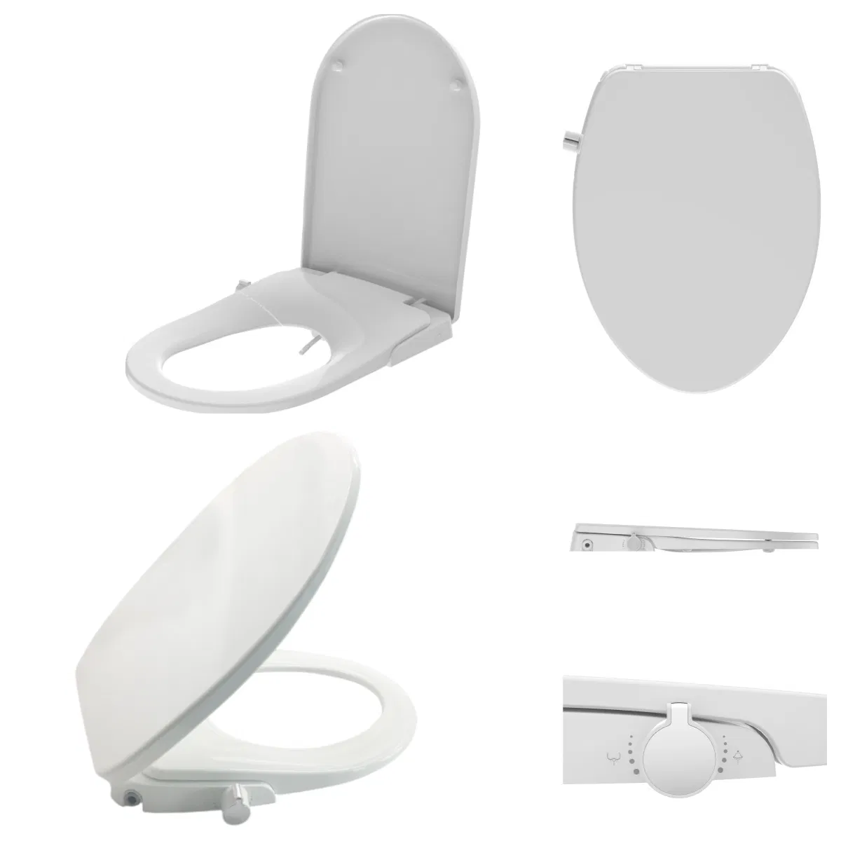 2026 Factory Bidet Seat Self-Cleaning PP Surface 500 MOQ