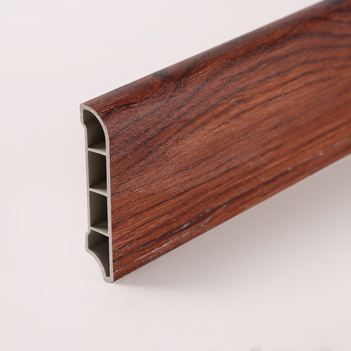 Cheap Modern Design Quick Install Waterproof Plastic PVC Baseboard Molding for Decorative