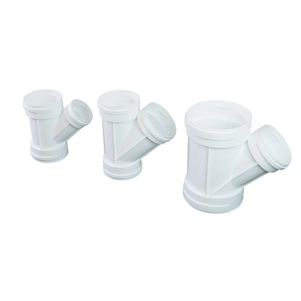 Corrosion-Resistant PVC-U Drainage Pipe Fitting Y-Tee for Municipa