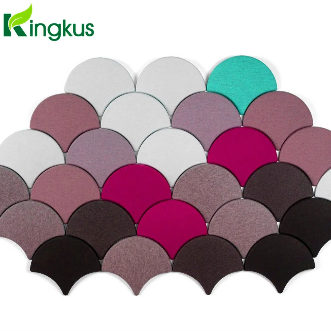 Ginkgo 3D Polyester Fiber Acoustic Wall Covering Panels