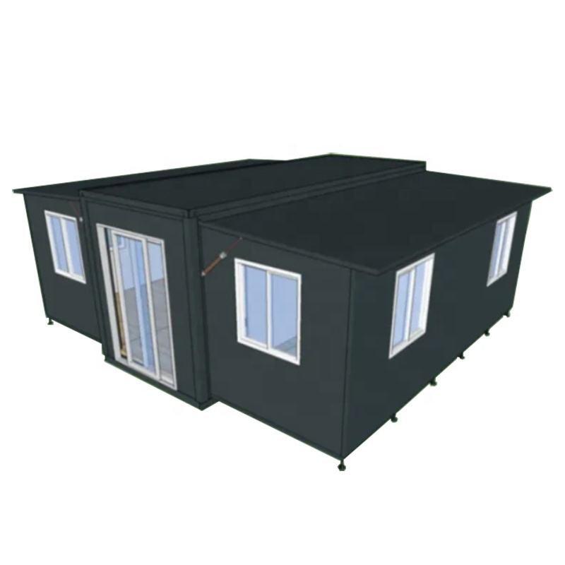 Luxury Modern Style Modular Fully Customized Glass Wooden Tiny House Prefab Living Container Home