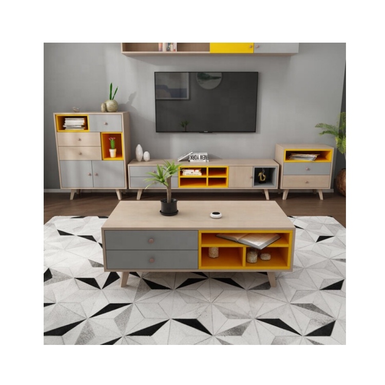 Набор мебели деревянный гостиная диван столики консоль шкафы