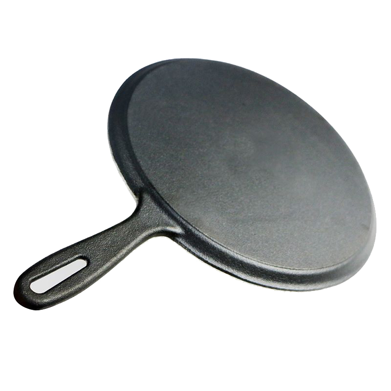 Wholesale Pre-Seasoned Skillet Oval Cast Iron Outdoor BBQ Steak Pan Frying Pan Pre-Seasoned Skillet