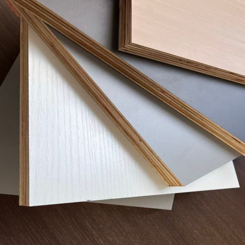 Synchronized Melamine Laminated Decorative Board for Wardrobe and Interior Furniture Melamine Faced Plywood