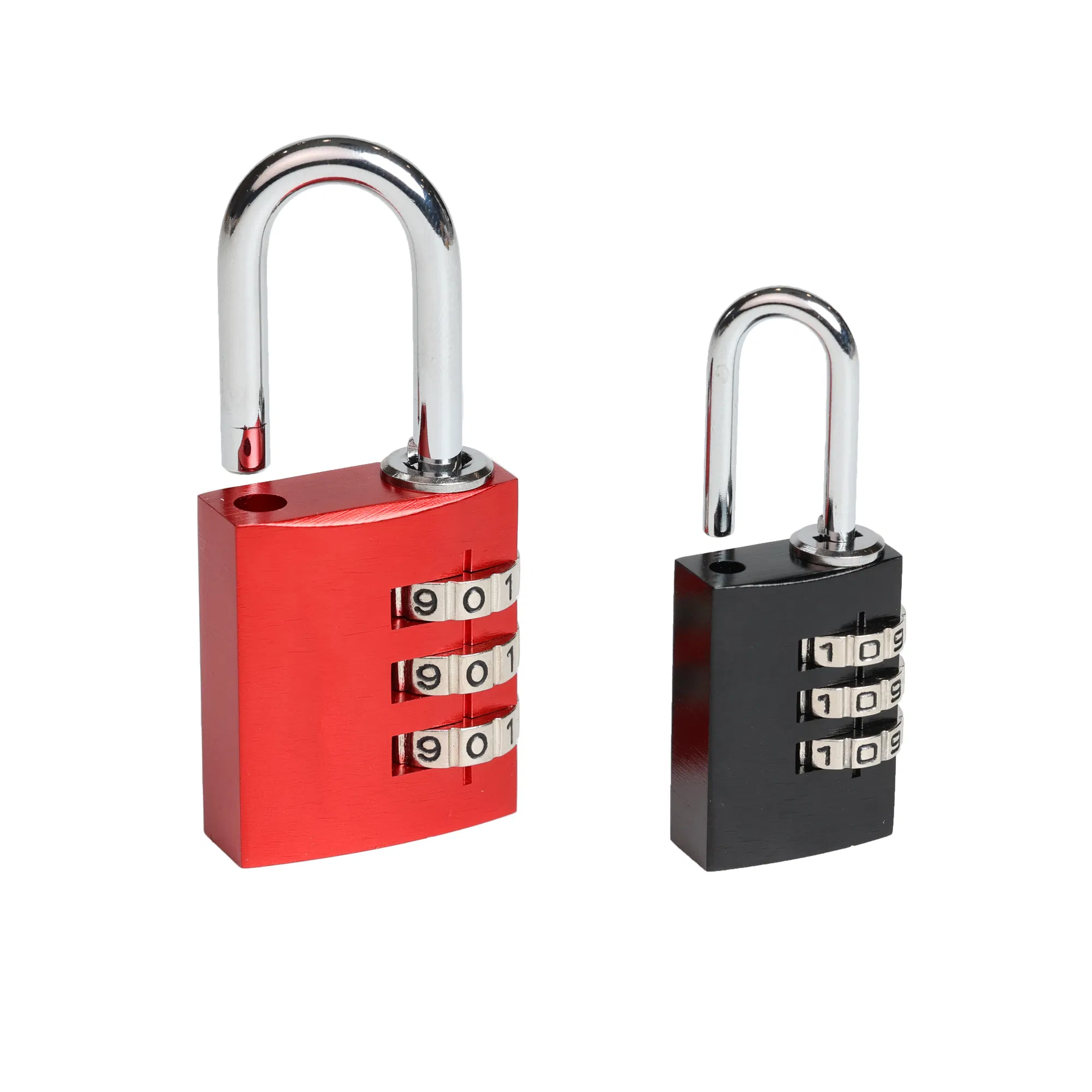 Combination 3 Candado Digital Password Aluminum Keyless Pad Lock Padlock with Harden Shackle