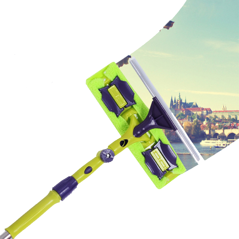 Выдвижная щетка-скребок для окон с телескопической ручкой