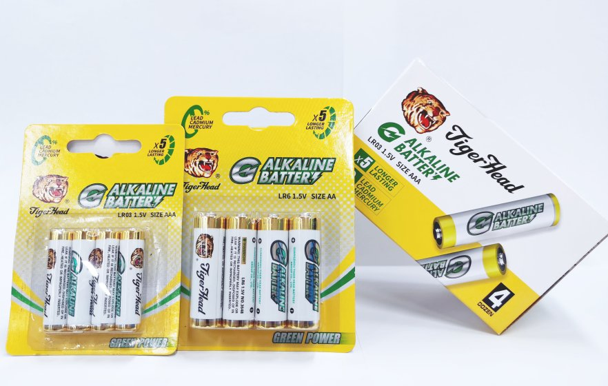 Батарейки AA Tiger Head LR6, щелочные