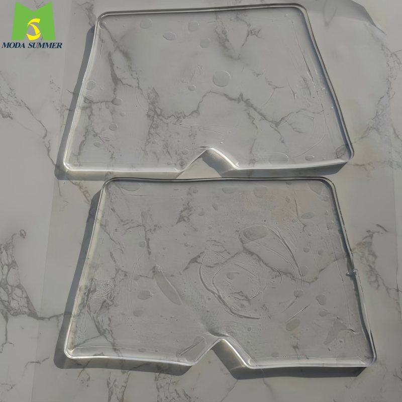 Super Soft Pads Horse Back Support Transparent Gel Anti Slip Rear Riser Pad