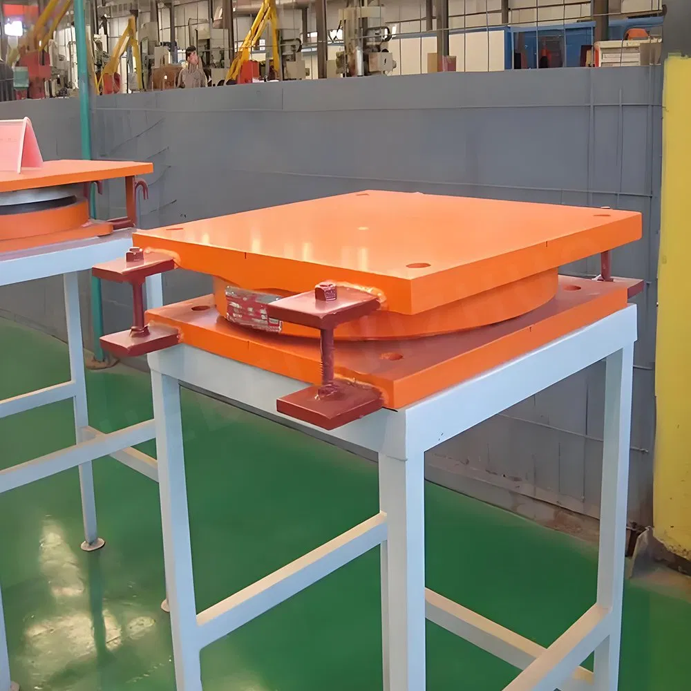 High Quality Chinese Made Seismic Bridge Bearing Free Sliding Fixed Basin/Pot Bearing