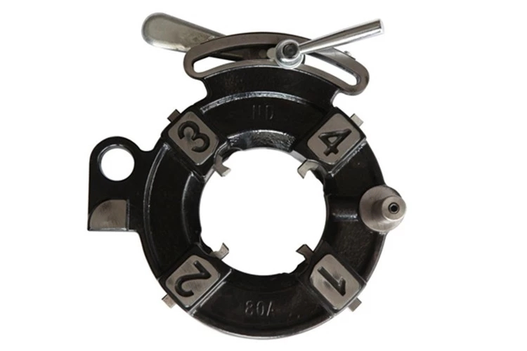 Pipe Threading Machine 1/2"-4" NPT BSPT Heavy Duty Automatic Pipe Threader 4inch Electric Gi Pipe Threading Machine