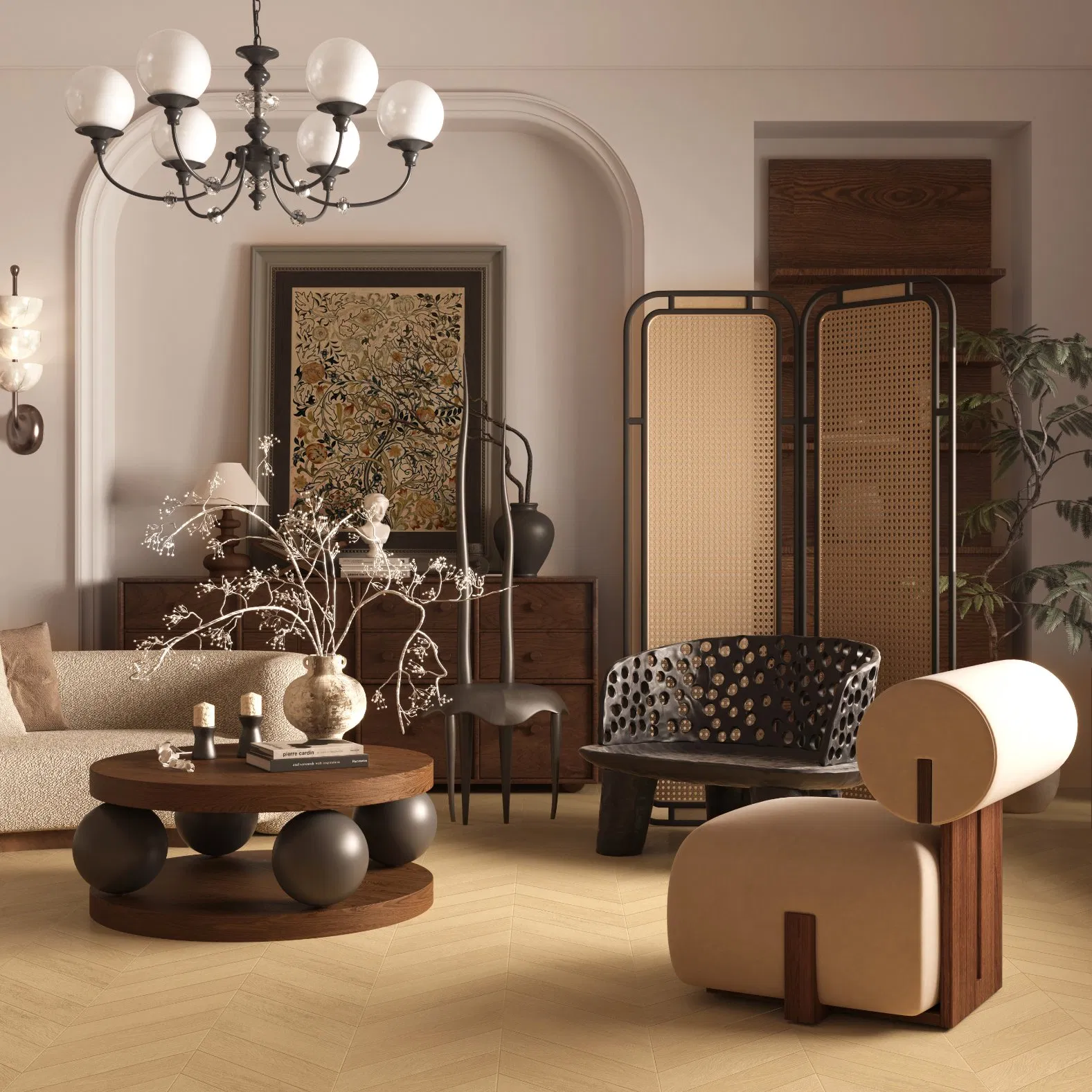 Durable Self-Resistant Vinyl Plastic Flooring for Home Use