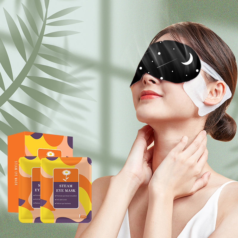 Hot Compress Eye Mask Lunch Break Sleep Shade Travel Relief Fatigue Self Heating Eye Care Disposable Steam Eye Masks