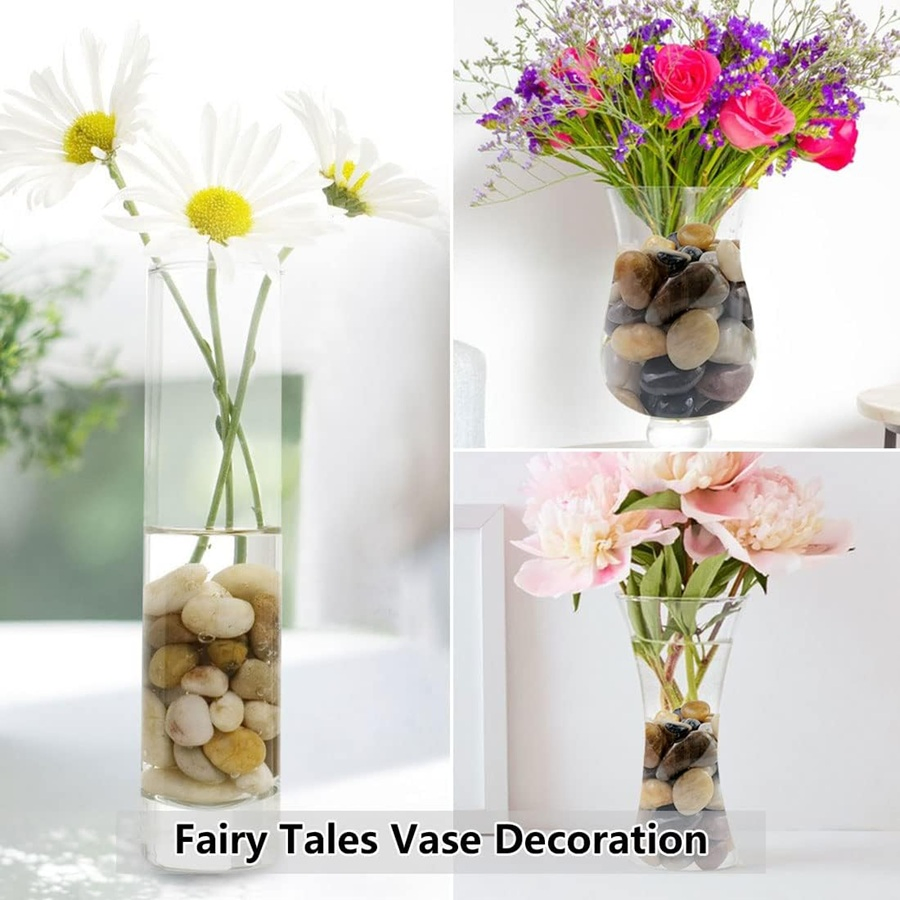 1-3cm White Natural River Rocks Ideal for Fish Tank & Vases & Crafting White