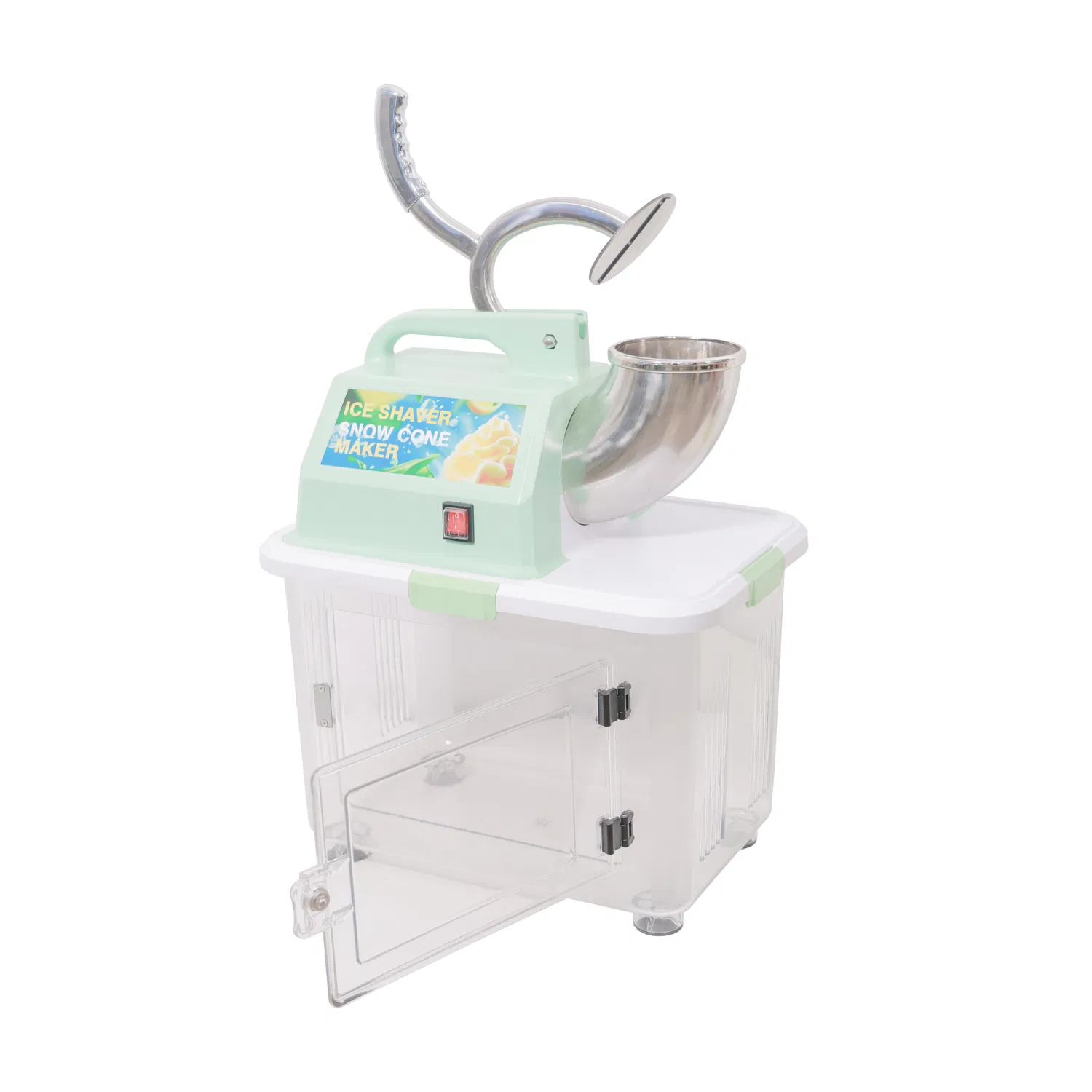 350W Electric Snow Cone Machine Ice Crusher Slush Machine Smoothies