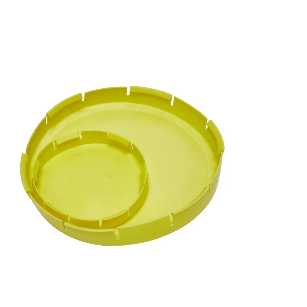 Plastic Yellow Full Face Outside Fitting Flange Protector Covers