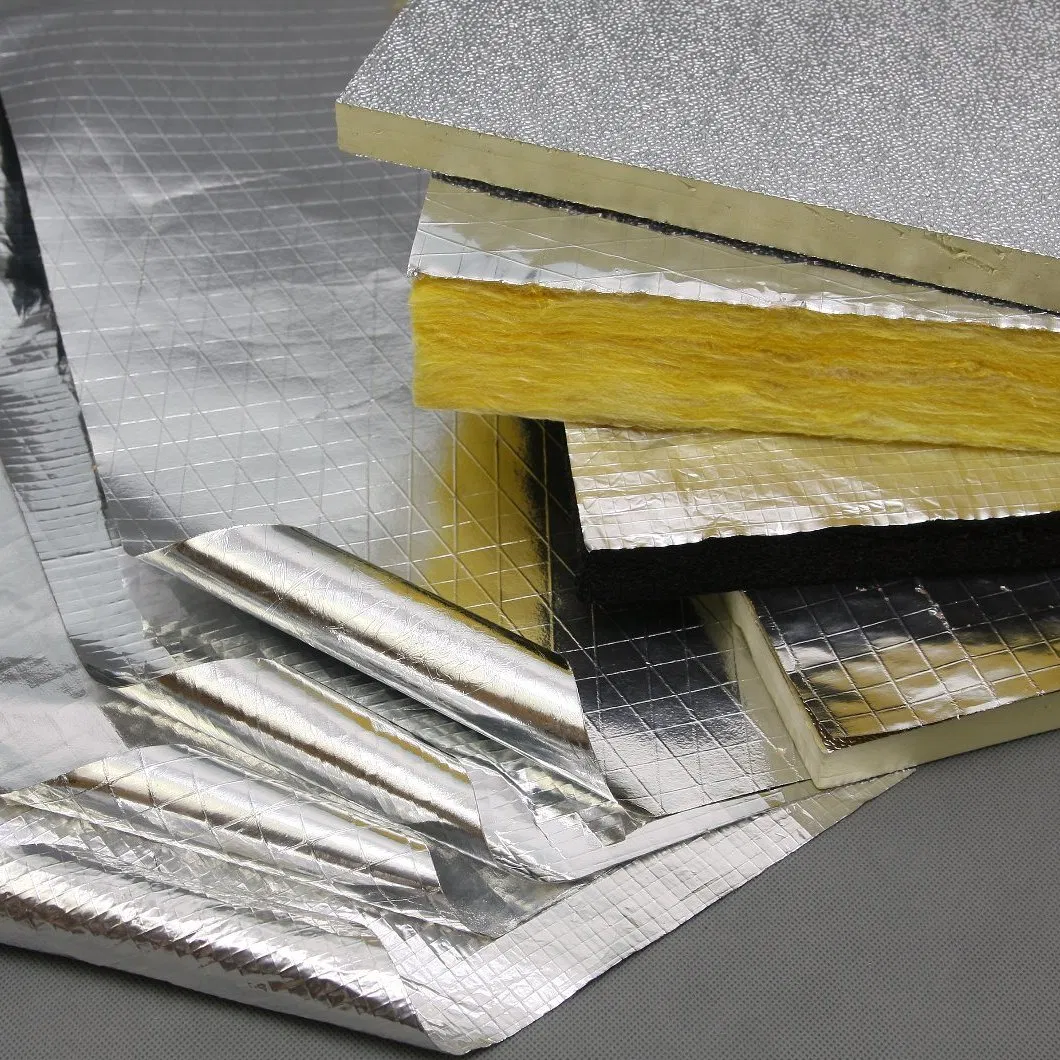 Flame-Retardant Foil-Glass Cloth Laminated with Fr Glue Alum Aluminum Foil Facing
