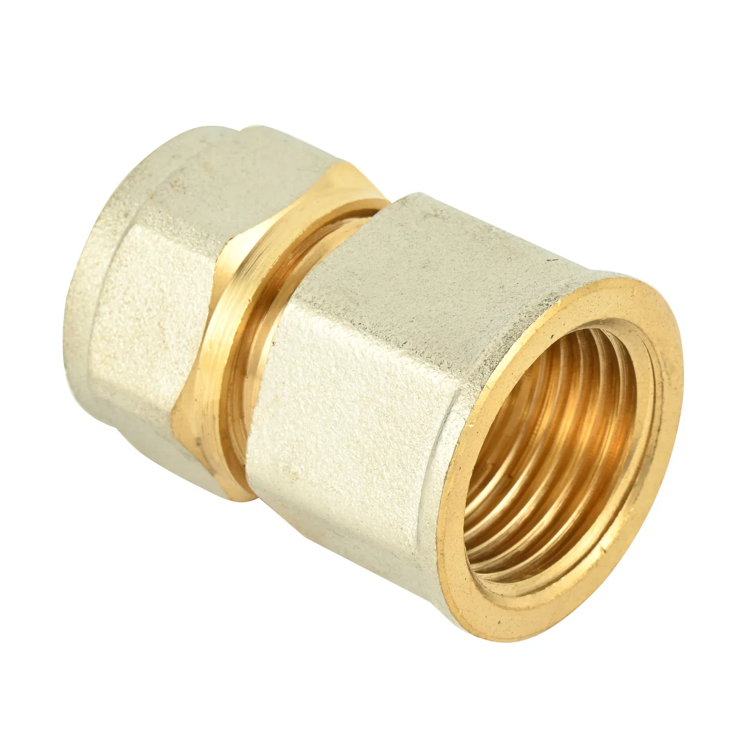 Brass Pex Compression Fitting Socket Coupling 16-32mm