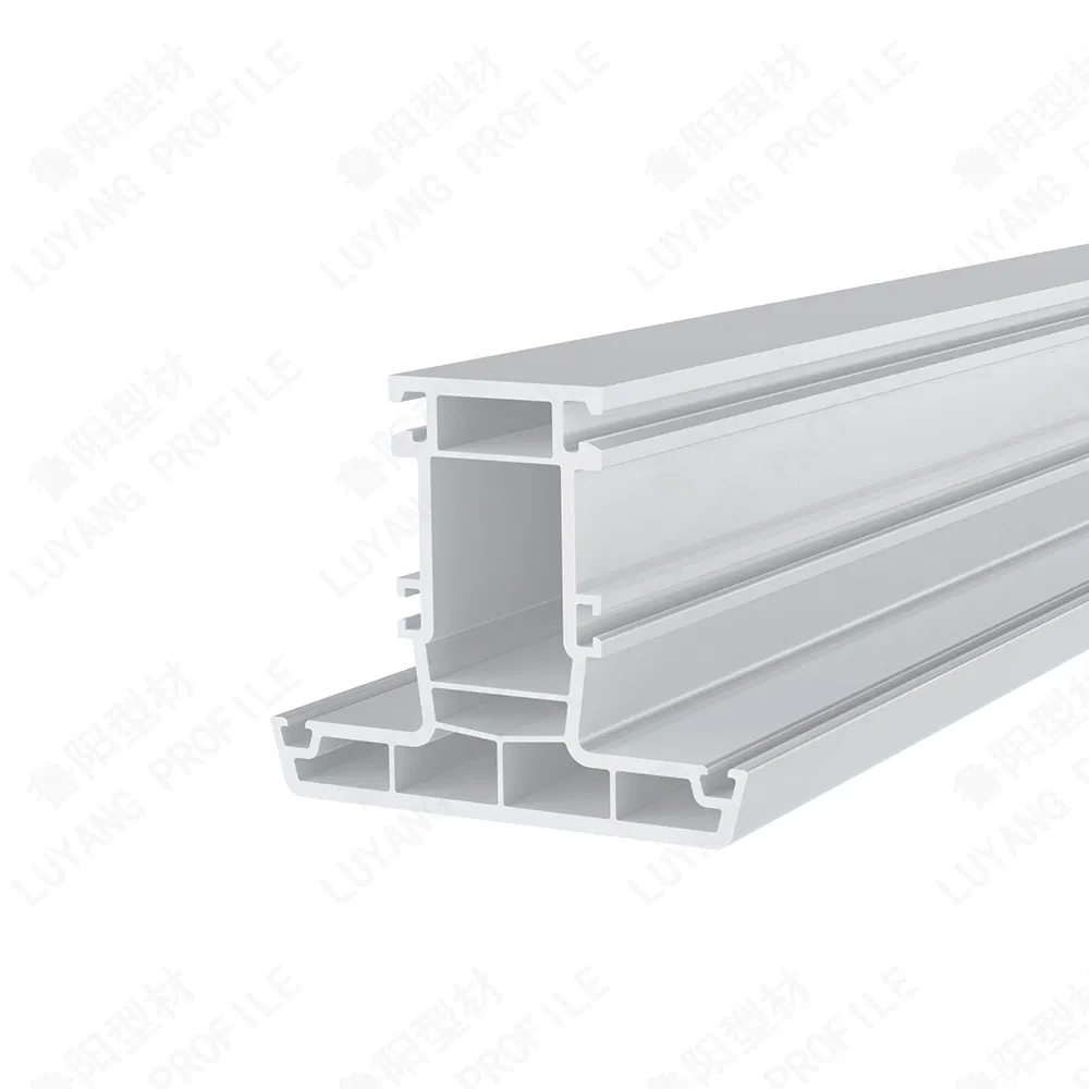 White Clear Plastic Extrusion Profiles PVC UPVC Profile for Windows & Doors